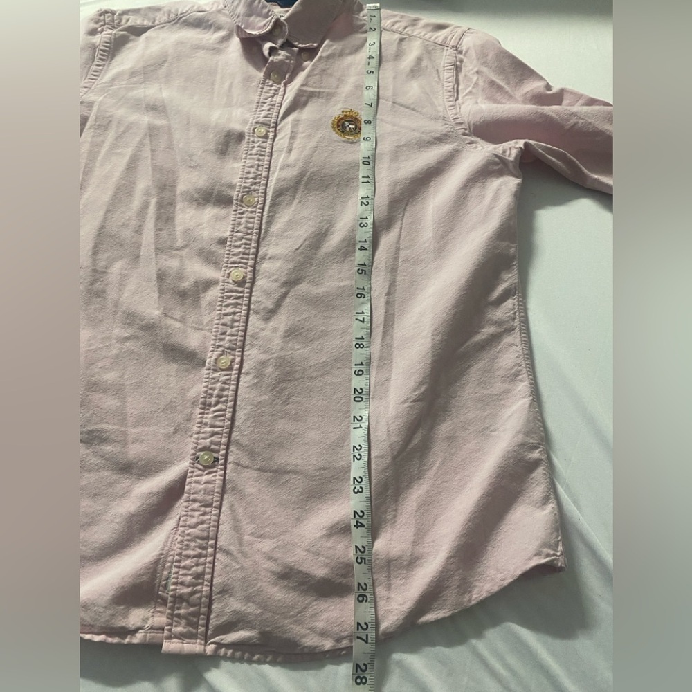 U.S. Polo Assn. Light Pink Button-Down Shirt Tailored fit with Embroidered Crest - Picture 6 of 6